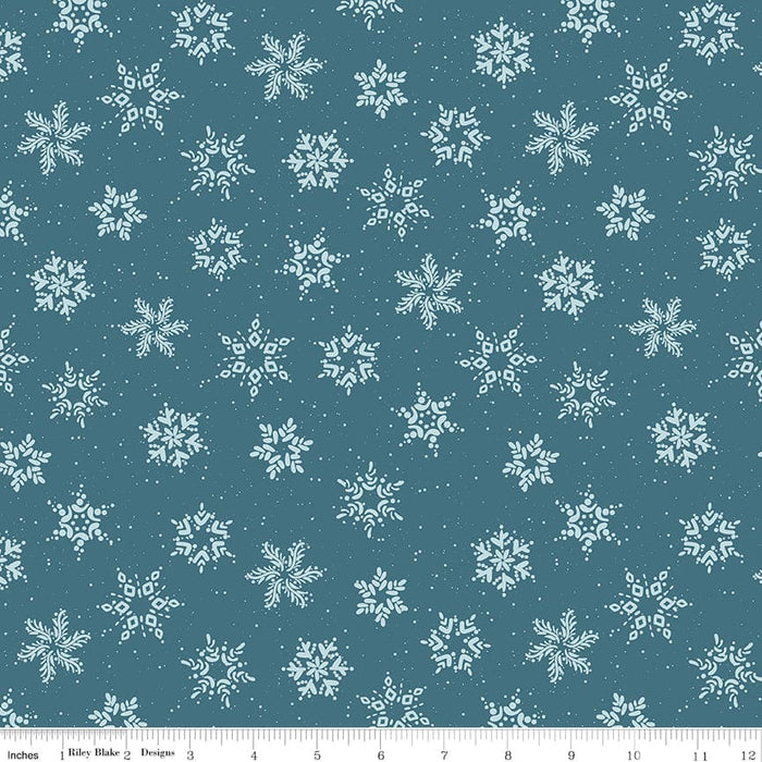 Winterland - Cut Crystal - Gray - per yard -by Amanda Castor for Riley Blake Designs - Winter, Snow - C10714-GRAY