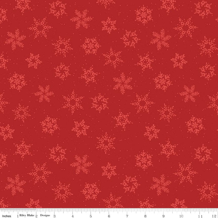 Winterland - Gingham - Red - per yard -by Amanda Castor for Riley Blake Designs - Winter, Snow - C10715-RED
