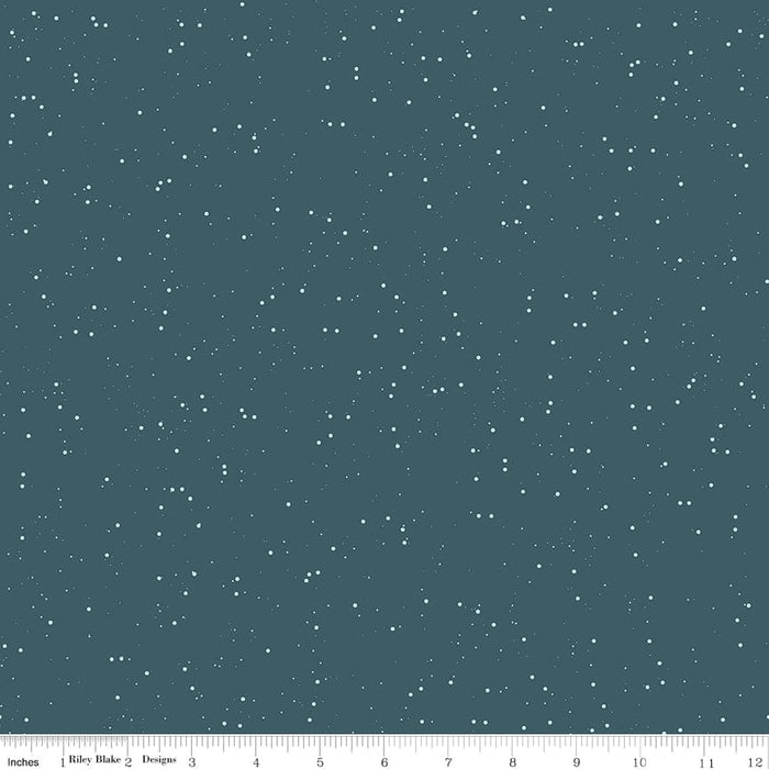 Winterland - Spruce - Sky - per yard -by Amanda Castor for Riley Blake Designs - Winter, Snow - C10711-SKY
