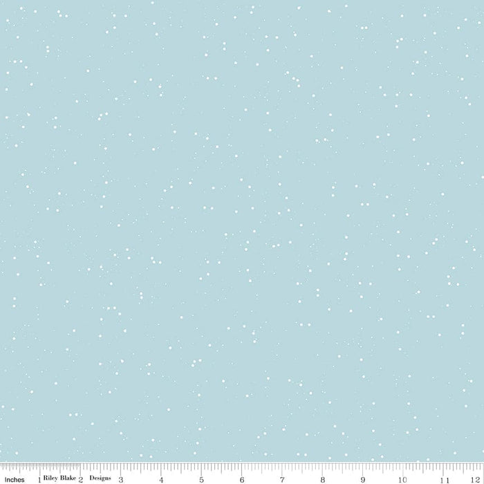 Winterland - Hexi Holly - Sky - per yard -by Amanda Castor for Riley Blake Designs - Winter, Snow - C10712-SKY