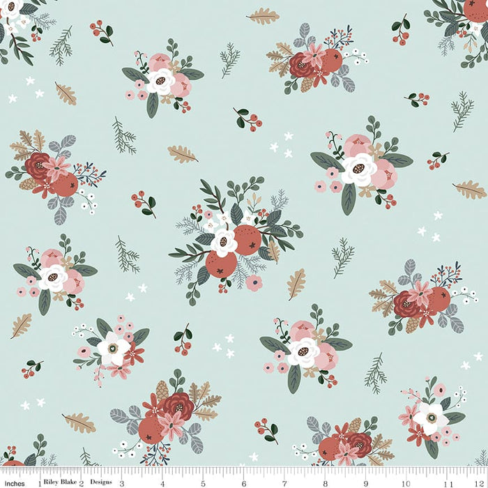 Warm Wishes - Forest Main - per yard -by Simple Simon & Co for Riley Blake Designs- Holiday, Winter, Christmas - C10780-FOREST