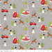 Snowed In - Gray Snowed In Main - per yard - by Heather Peterson - for Riley Blake Designs - Christmas, Snowmen, Winter - C10810-GRAY-Yardage - on the bolt-RebsFabStash