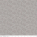 Gray Floral Print Stitch Fabric Collection by Lori Holt at RebFabStash