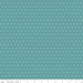 Stitch Fabric Collection Teal Cross Stitch Print by Lori Holt at RebsFabStash