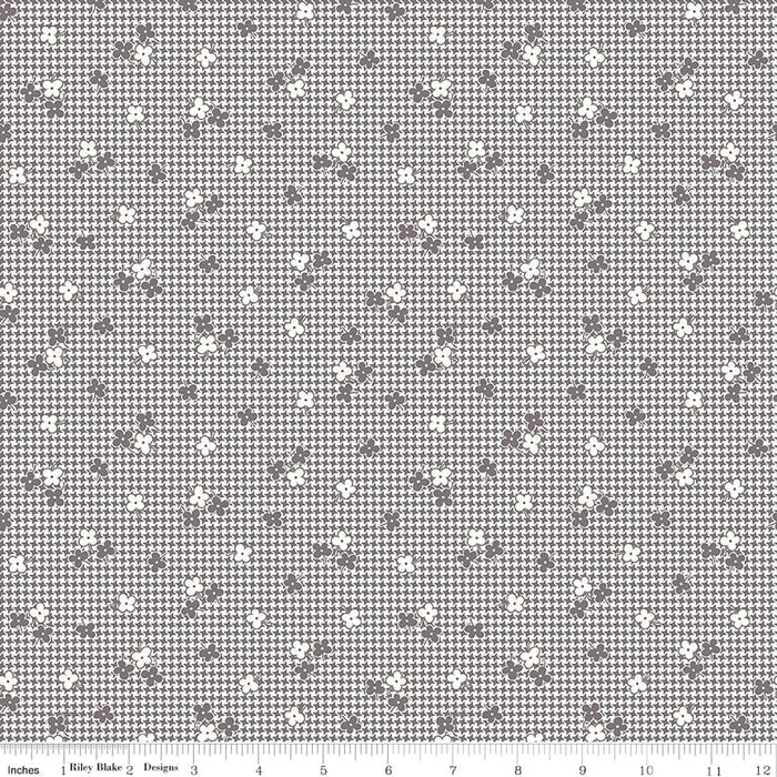 Stitch Fabric Collection Gray Floral Print by Lori Holt from RebsFabStash