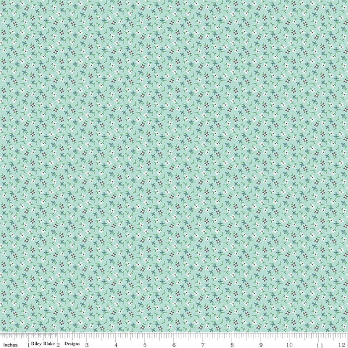 Stitch Fabric Collection by Lori Holt - Per Yard - Hexie - Riley Blake Designs - C10933-COTTAGE
