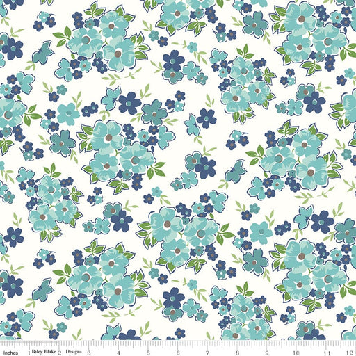 NEW! Cook Book - Floral - Per Yard - by Lori Holt of Bee in My Bonnet - Riley Blake Designs - C11751-COTTAGE-Yardage - on the bolt-RebsFabStash