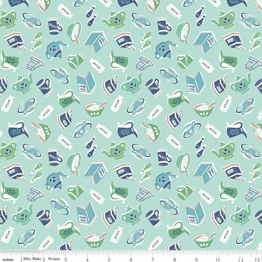 NEW! Cook Book - Breakfast - Per Yard - by Lori Holt of Bee in My Bonnet - Riley Blake Designs - C11753-SONGBIRD-Yardage - on the bolt-RebsFabStash