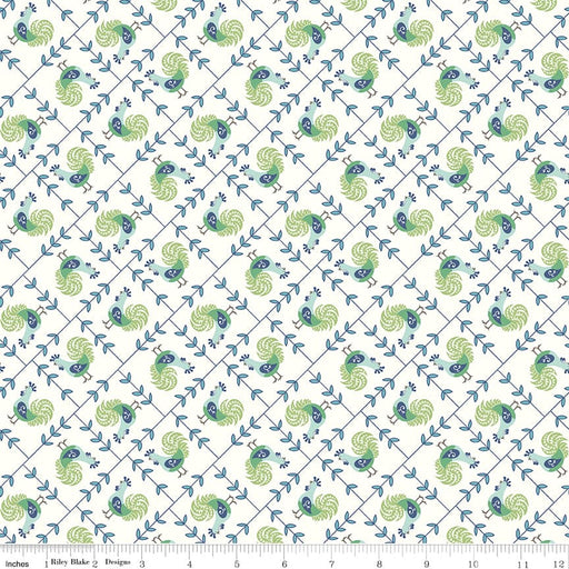 NEW! Cook Book - Rooster - Per Yard - by Lori Holt of Bee in My Bonnet - Riley Blake Designs - C11754-COTTAGE-Yardage - on the bolt-RebsFabStash
