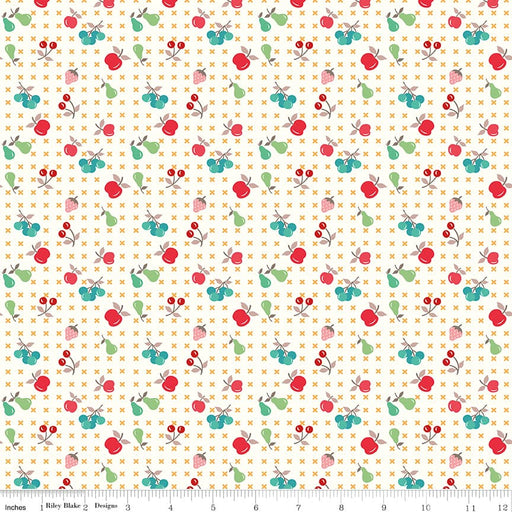 NEW! Cook Book - Daisy - Per Yard - by Lori Holt of Bee in My Bonnet - Riley Blake Designs - C11760-DAISY-Yardage - on the bolt-RebsFabStash