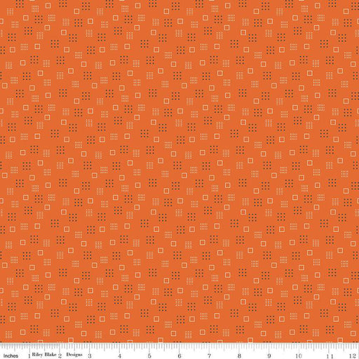Calico - Squares Autumn - Per Yard - by Lori Holt of Bee in My Bonnet - Riley Blake Designs - C12849-AUTUMN
