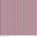 Seasonal Basics - Patriotic Stripe - per yard - by Riley Blake Designs - Red White & Blue, American - 1/8" stripe - C495-PATRIOTIC-Yardage - on the bolt-RebsFabStash