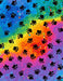Rainbow Pets - Rainbow Paws - Per Yard - by Chong-A Hwang for Timeless Treasures - Cats, Outlines - CAT-C7486 RAINBOW-Yardage - on the bolt-RebsFabStash