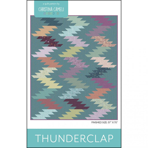 Thunderclap - Quilt PATTERN - Christina Cameli - Featuring Saguaro - Maywood - Throw - Layer Cake Friendly - THU01-Patterns-RebsFabStash