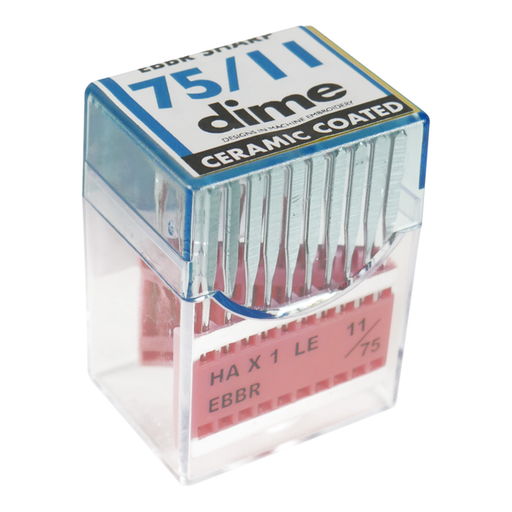 20 pack - 75/11 flat shank - Sewing machine or embroidery machine needles - CERAMIC COATED! from DIME-Buttons, Notions & Misc-RebsFabStash