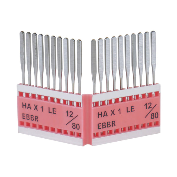 20 pack - 80/12 flat shank - Sewing machine or embroidery machine needles - CERAMIC COATED! from DIME