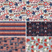 NEW! Heart of America - PROMO Half Yard Bundle - (5) 18" X 43" pieces - by Loni Harris for 3 Wishes