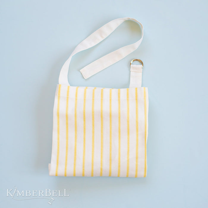 Adult Apron Blank - by Kimberbell Designs - Yellow Pinstripe - KDKB264 - Adjustable Neck for comfort!