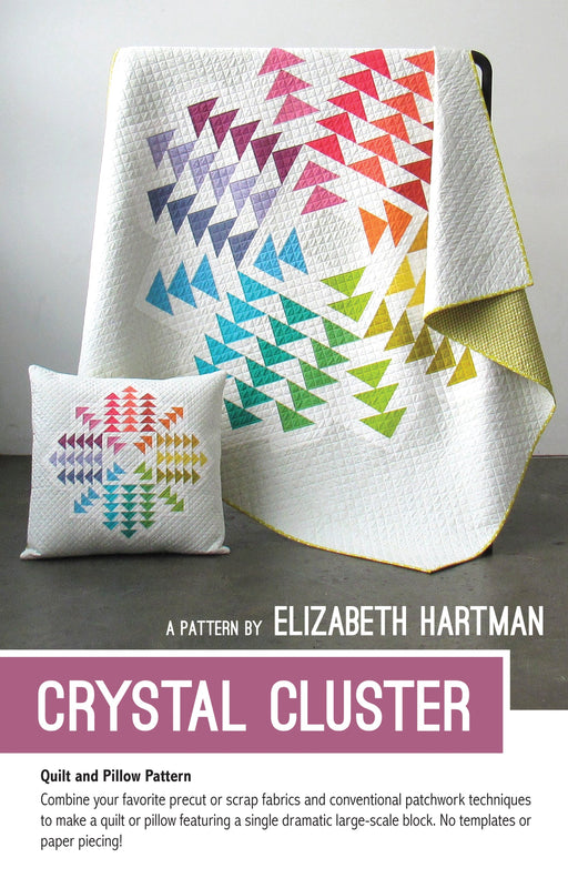 elizabeth hartman quilt pattern - queen bed quilt - flying geese - rainbow - pillow pattern