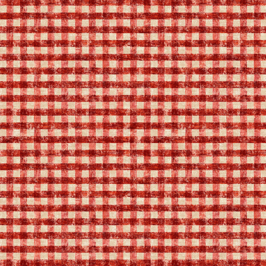 Farm Fresh - Gingham Red - per yard - Audrey Jeanne Roberts for P & B ...