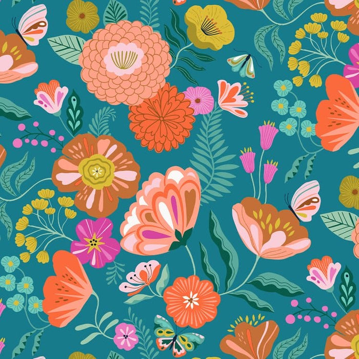Floral, Butterflies, Flutter By, Dashwood Studio, Bethan Janine