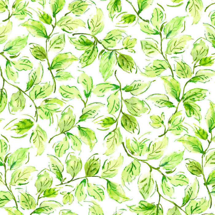 Gabriella - Dash Light Green - per yard - by P&B Textiles - Watercolor - bright, colorful - GABR04815-LG