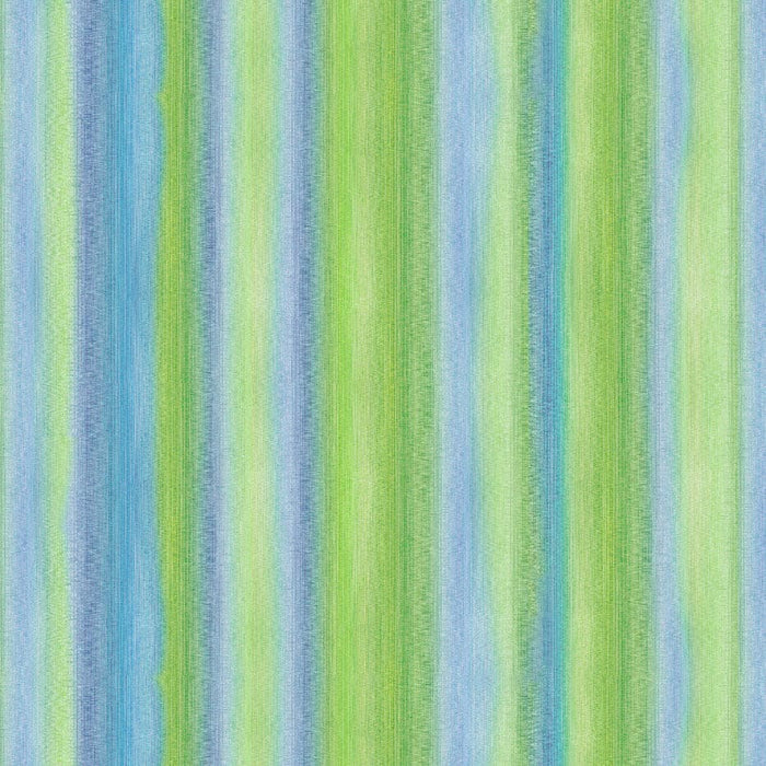 Gabriella - Double Border Print - running yardage - per yard - by P&B Textiles - Multi Watercolor - bright, colorful - GABR04810-MU