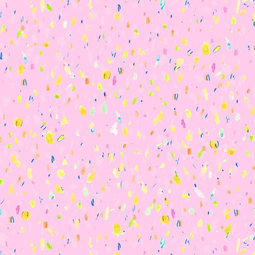 Gabriella - Dash Pink - per yard - by P&B Textiles - Watercolor - bright, colorful - GABR04815-P-Yardage - on the bolt-RebsFabStash