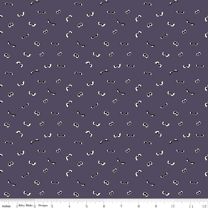 Spooky Hollow - Main - Charcoal - per yard - by Melissa Mortenson for Riley Blake Designs - Halloween - SC10570-CHARCOAL