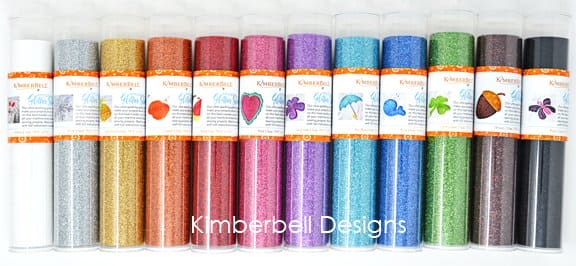 Applique Glitter Sheet - by Kimberbell Designs - White - KDKB142