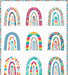 Good Vibes Rainbow Quilt - Fabric by Courtney Morgenstern for 3 Wishes - 48.5" x 54.5"-Quilt Kits & PODS-RebsFabStash