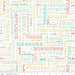 My Happy Place - Home Decorator Fabric - Text Cloud - per yard - Lori Holt for Riley Blake designs - 57/58" wide - HD11213-Decorator Fabric-RebsFabStash