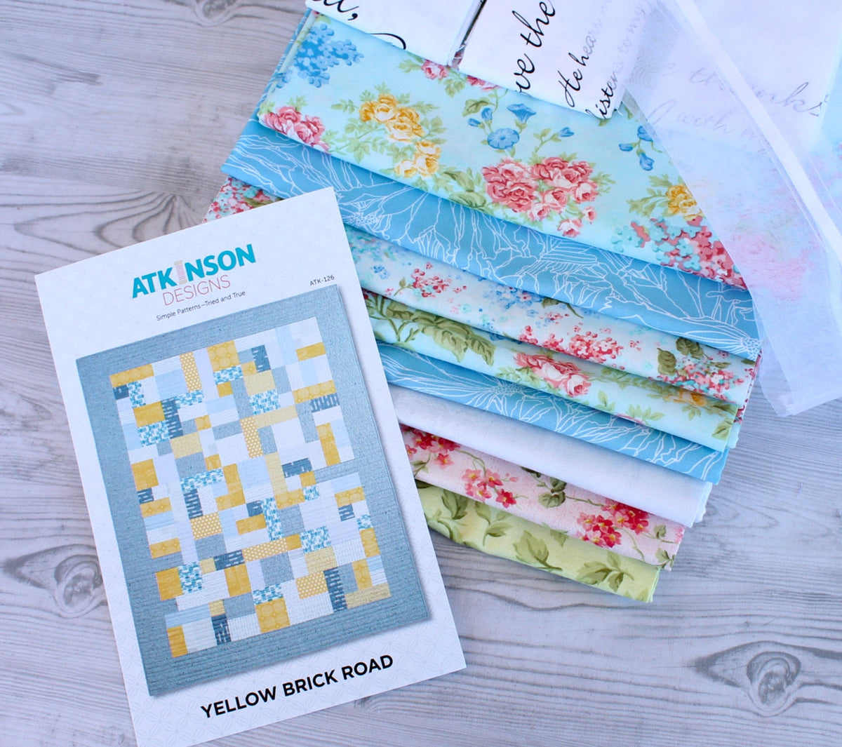 Yellow Brick Road Quilt Pattern by Atkinson Designs — RebsFabStash