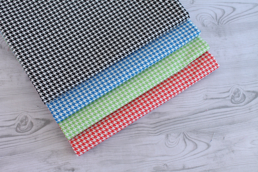 Oh Happy Day! Houndstooth - PROMO 1 YARD Bundle - (4) 36" x 43" pieces- by Sandy Gervais - Riley Blake Designs