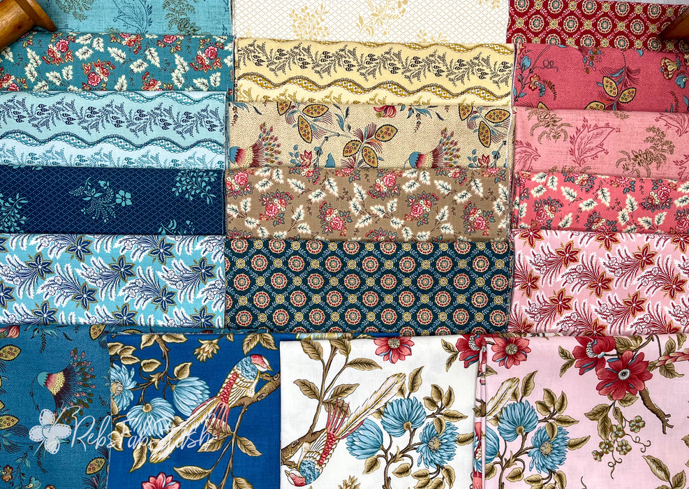 Lille Collection by Michelle Yeo for Henry Glass - Reproduction French Lille Fat Quarter Bundle
