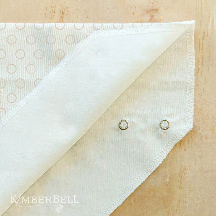Pet Kerchief Blank, Set of 2 - by Kimberbell Designs - Gray and White