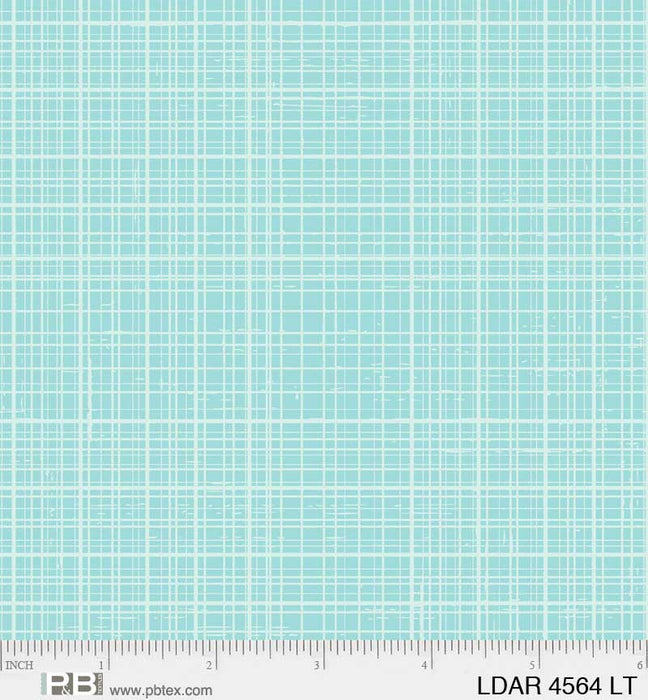 NEW! Linen Darlings - Linen Texture - Per Yard - by Sally Walsh - P&B Textiles - Blue - LDAR-04564-B