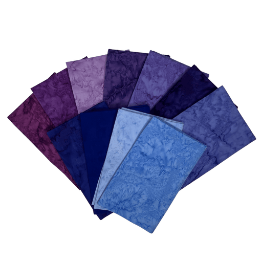 Lava Solid Batik PROMO Fat Quarter Bundle - GRAPEVINE- (11) 18" x 21" pieces - Anthology - Batik Basics-Fat Quarters/F8s/Bundles-RebsFabStash