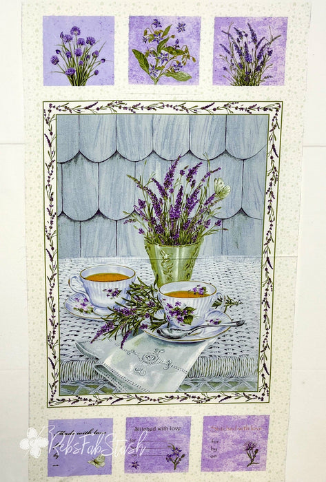 NEW! Lavender Garden - PROMO HALF YARD Bundle + PANELS! - (10) Half Yards + (2) 24" x 43" Panels! - by Jane Shasky for Henry Glass