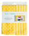 Dots and Stripes Tea Towels - Blanks - by Kimberbell Designs - Set of 2 - Lemon- 18.25" x 28.25" - KDKB224-Buttons, Notions & Misc-RebsFabStash