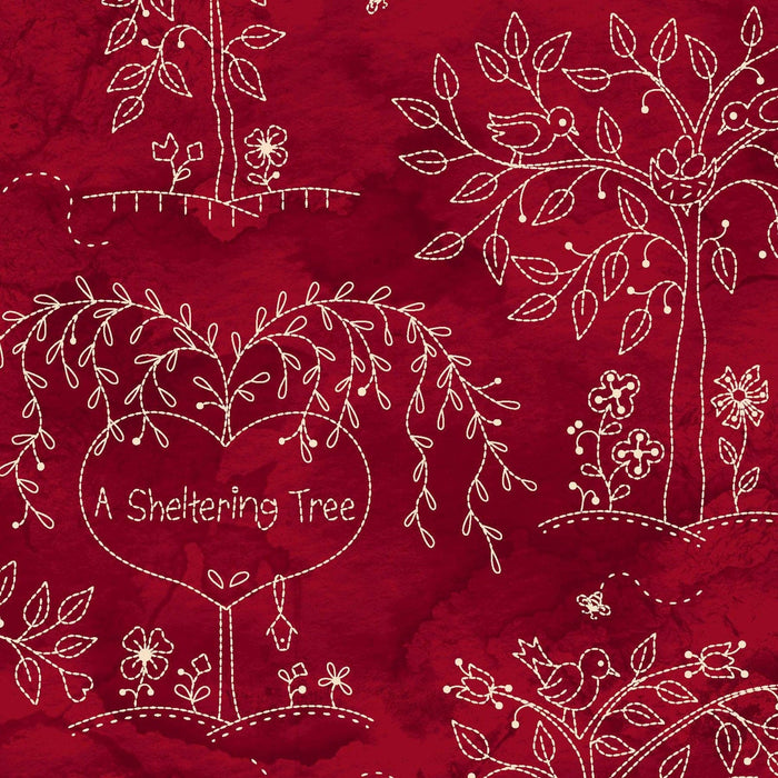 Sheltering Tree - per yard - by Robin Kingsley for Maywood Studio - Leaves - MAS9774-T