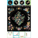 Meadow Edge - Black Panel - Per PANEL - by Maywood Studio - Floral, Butterflies - 27" x 43" panel - MASD10001-J-Panels-RebsFabStash