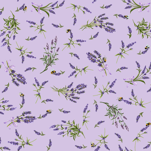 NEW! Lavender Sachet - Little Lavender - Per Yard - by Maywood Studio - Floral - Light Purple - MASD10044-V-Yardage - on the bolt-RebsFabStash