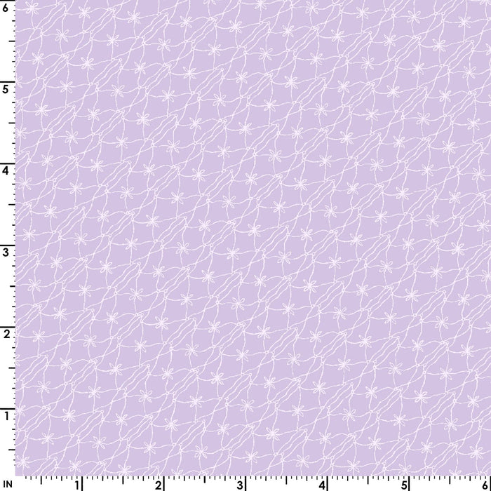 NEW! Lavender Sachet - Lace Pattern - Per Yard - by Maywood Studio - Tonal, Blender - Light Purple - MASD10046-V