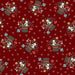 Snowdays Flannel - Santa Hat - red - FLANNEL - per yard - Bonnie Sullivan for Maywood Studios - MASF9933-R-Flannel - BTY & Panels-RebsFabStash