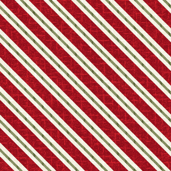Snowdays Flannel - Peppermint - Red - FLANNEL - per yard - Bonnie Sullivan for Maywood Studios - MASF9936-R