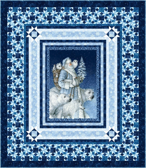 NEW! One Winter Night - Quilt PATTERN - By Needle In A Hayes Stack - Features Father Christmas By Liz Goodrick-Dillon for Northcott - PTN2941