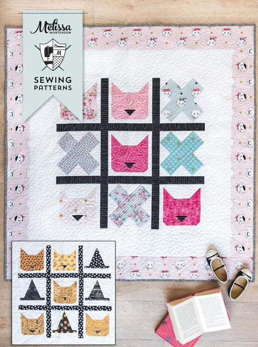 Tic Tac Cat - Quilt PATTERN - by Melissa Mortenson for Riley Blake Designs - Halloween-Patterns-RebsFabStash