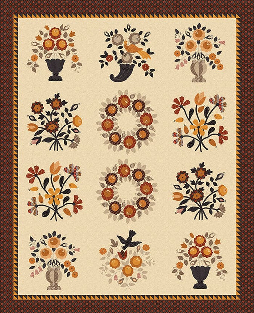 Floral Quilt - Panel Quilt KIT - Stacy West - Buttermilk Basin Design - Riley Blake Designs - Extra Large Panel - BMB# 1999-Quilt Kits & PODS-RebsFabStash