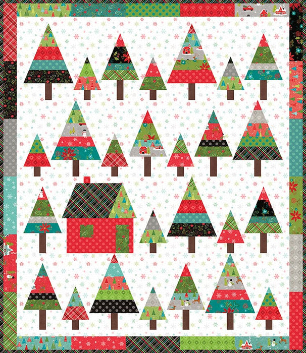 Let It Snow - Quilt KIT - By Heather Peterson for Anka's Treasures - Snowed In fabric by Heather Peterson - Riley Blake - Winter